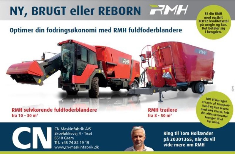 Futterverteilwagen типа RMH Mixell 18 Kontakt Tom Hollænder 20301365, Gebrauchtmaschine в Gram (Фотография 8)