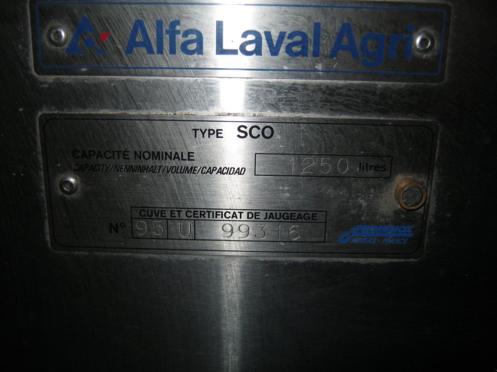 Melkanlage типа Alfa Laval Milchkühlwanne, Wärmerückgewinnung, Vakuumpumpe VP77, WASCHAUTOMAT ALW 3000, Gebrauchtmaschine в Weißenstadt (Фотография 3)