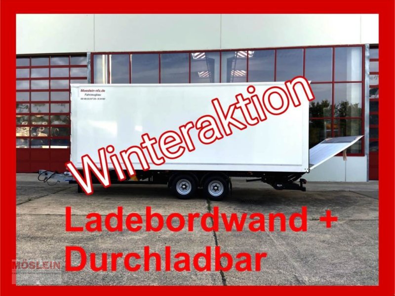 Anhänger типа Möslein TK0105D-L Weiß Tandem Koffer, Ladebordwand 1,5 t, Gebrauchtmaschine в Schwebheim (Фотография 1)