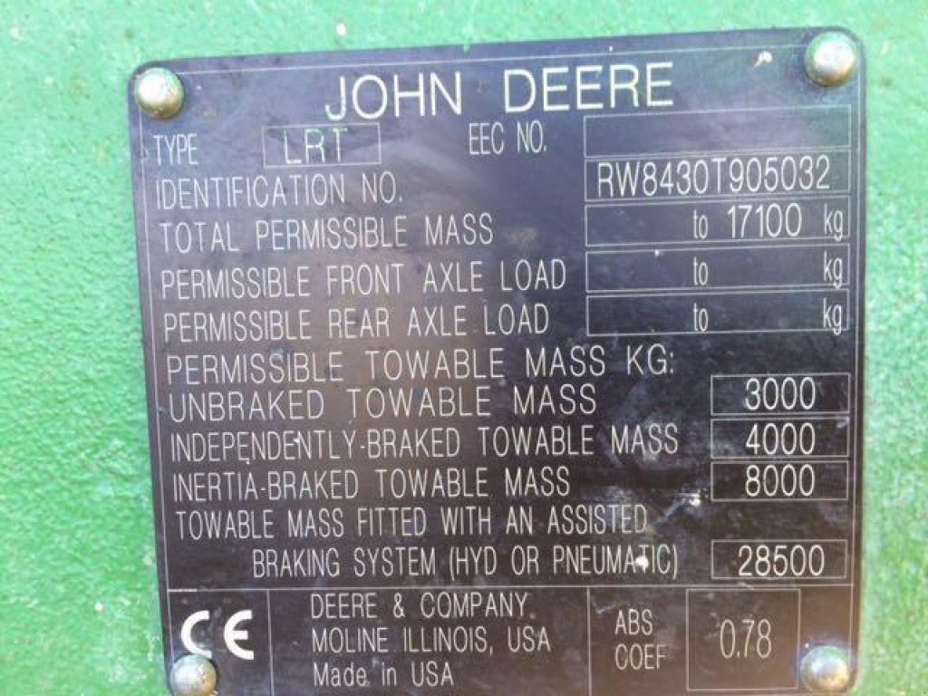 Raupentraktor типа John Deere 8430T, Neumaschine в Радехів (Фотография 2)