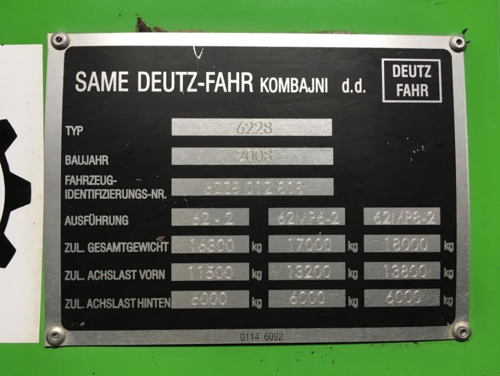 Oldtimer-Mähdrescher типа Same Deutz Fahr 5690 HTS, Neumaschine в Га́йворон  (Фотография 10)