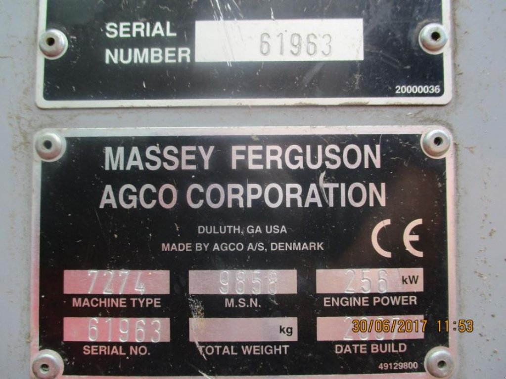 Oldtimer-Mähdrescher типа Massey Ferguson 7274 Cerea, Neumaschine в Не обрано (Фотография 2)