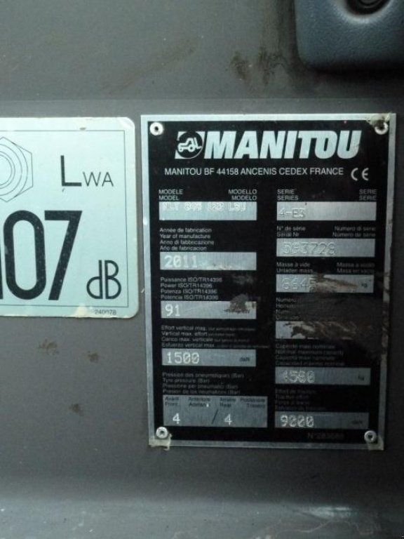 Frontlader типа Manitou MLT 845-120 LSU, Neumaschine в Путрівка (Фотография 2)