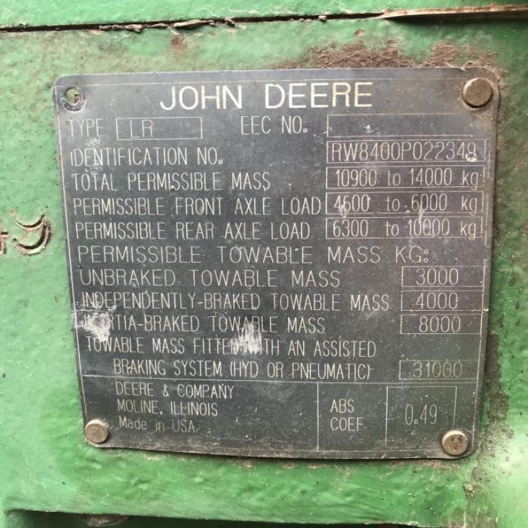 Oldtimer-Traktor типа John Deere 8400, Gebrauchtmaschine в Біла Церква (Фотография 13)
