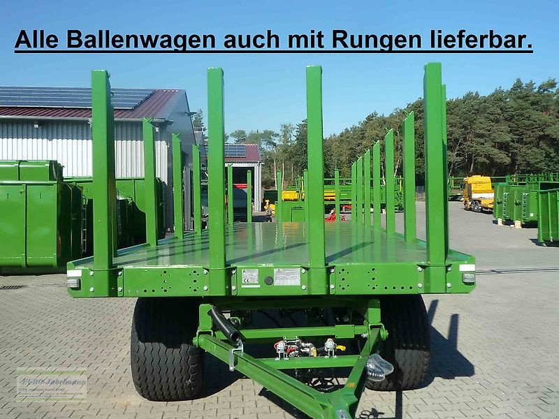 Ballentransportwagen типа PRONAR 2-achs Anhänger, Ballenwagen, Strohwagen, TO 22 M; 10,0 to, NEU, Neumaschine в Itterbeck (Фотография 27)