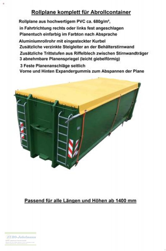 Abrollcontainer типа EURO-Jabelmann Container STE 6500/Plattform Abrollcontainer, Hakenliftcontainer, 6,50 m Plattform, NEU, Neumaschine в Itterbeck (Фотография 22)